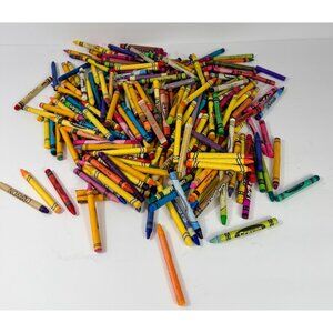 Bulk Lot Of Mixed Crayons Various Brands In Assorted Colors Ideal For Art Projec